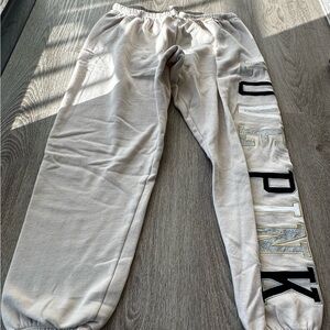 PINK Victoria's Secret Cream Lounge Pants
